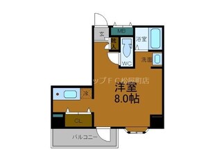 シティコート南船場の物件間取画像